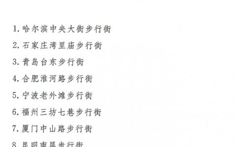 股指期货配资开户 哈尔滨中央大街等8条街入选第三批“全国示范步行街”