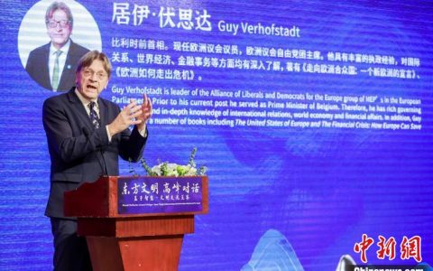 配资炒股 比利时前首相居伊·伏思达在京吁东西方文明交流互鉴