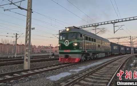 股票配资网 2023年新疆霍尔果斯口岸开行中欧（中亚） 班列7762列 再创历史新高