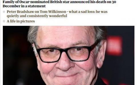 配资开户 突发！英国老牌演员汤姆·威尔金森去世