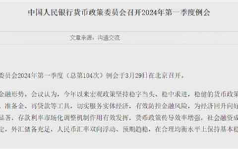 央行重磅会议！