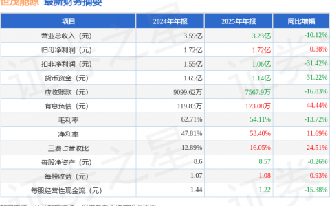 世茂能源（605028）2025年年报简析：净利润同比增长0.38%